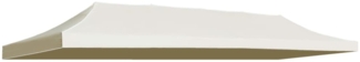 vidaXL Partyzeltdach 3x6 m Creme 44986