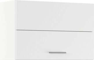 IMPULS KÜCHEN Faltlifthängeschrank "Prag und Valencia", Breite/Höhe: 90/57,9 cm vormontiert, mit Soft-Close, mit Falt-Lifttür bestehend aus 2 Fronten
