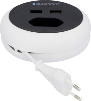 Blaupunkt Bürostuhl Blaupunkt Steckdosenleiste 1-fach 1,2m für Außen, USB-Anschluss