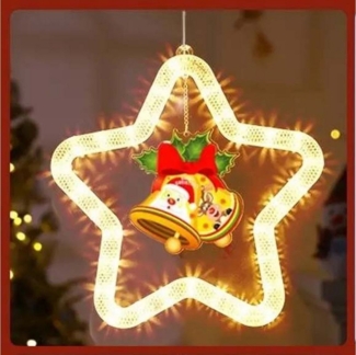 VIVIHEYDAY LED-Lichterkette LED Stern Weihnachtsbeleuchtung Fenster Innen Lichterkette, für Geburtstag Hochzeit Party Weihnachten Deko