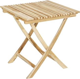 Ploß Gartentisch Milford TEAK massiv 70 x 70 cm