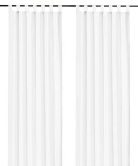Weckbrodt Vorhang Vito, Schlaufen (1 St), blickdicht, Satin, Microvelour, blickdicht, Unifarben, Gardine, Store