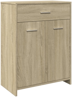 vidaXL Badezimmerschrank Sonoma-Eiche 60x33x80 cm Holzwerkstoff 849645