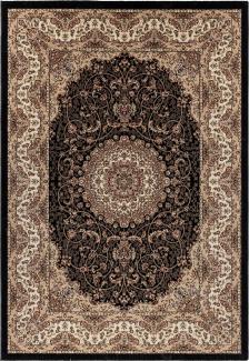 Orient Teppich Kasara rechteckig - 120x170 cm - Schwarz