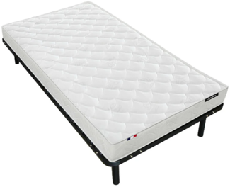 Vente-unique - Matratzen-Lattenrost-Set - 90 x 190 cm - Stärke 15 cm - ZEUS von YSMÉE