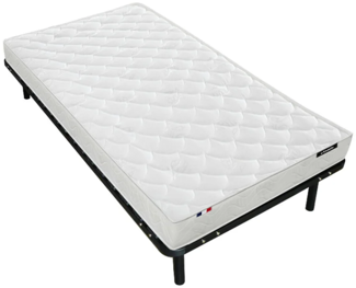 Vente-unique - Matratzen-Lattenrost-Set - 90 x 190 cm - Stärke 15 cm - ZEUS von YSMÉE