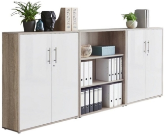 moebel-dich-auf Aktenschrank OFFICE EDITION (Set 9, Büroschrank abschließbar mit Metallgriffen) Made in Germany