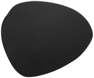 STILVORA Platzset 4er-set Tischset rutschfest Leder Tischuntersetzer für Esstisch, (Rutschfest Abwaschbar Hitzebeständig Schmutzabweisend, Doppelseitigen Tischuntersetzer Untersetzer), 4x Tischsets 4x Untersetzer Hause Küche Speisetisch Restaurant Hotel