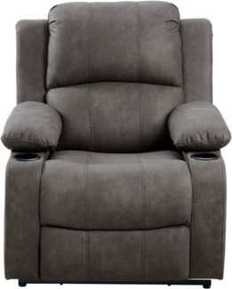 ATLANTIC home collection Relaxsessel, mit Relaxfunktion, Federkern und Getränkehalter