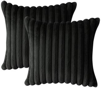 HAUSS SPLOE Kissenbezüge Kissenbezug 2 Stück Kissenhülle Dekokissen Sofakissen Couchkissen, (2 Stück), Waschbar Sofakissen Couchkissen Bezug Sofa Schlafzimmer