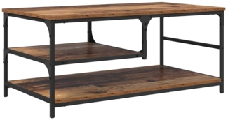 vidaXL Couchtisch Altholz 90 x 49 x 40 cm Holzwerkstoff 886243