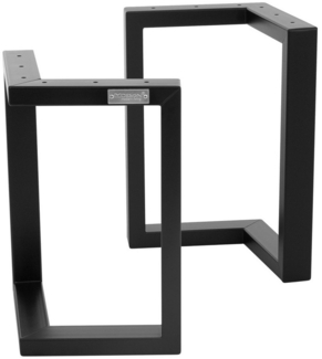 ML-DESIGN Tischbein 2er Set Tischgestell Bankkufen Tischkufen Möbelfüße aus Stahl, Kufengestell Bankkufen für Couchtisch/Sitzbank DIY-Projekte