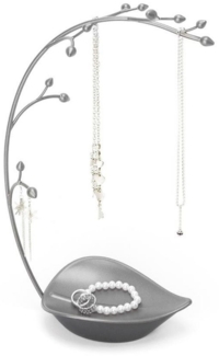 Umbra Schmuckständer Orchid, Schmuckbaum mit Schmuckablage, für Ketten, Metall