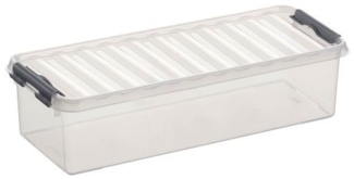 Sunware Aufbewahrungsbox Q-Line 3,5L transparent 38,5 x 14,1 x 9,3 cm