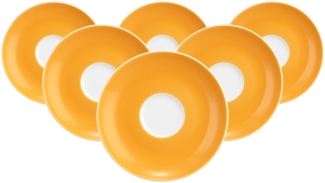 Seltmann Weiden Liberty Pure Colors Espressountertasse ø 12 cm 6er Set - Mango Orange