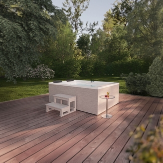 HOME DELUXE 'Nimbus' Outdoor Whirlpool, 190 x 140 x 70 cm