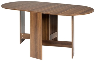 KOMFOTTEU Esstisch Konsolentisch, mit 3 Formen, Klappbar, aus Holz