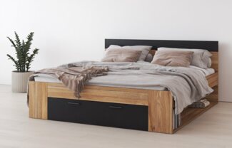 INOSIGN Bettgestell Faweza, Breite 160 bzw. 180 cm, Stauraumbett, Funktionsbett Schublade mit extra viel Stauraum