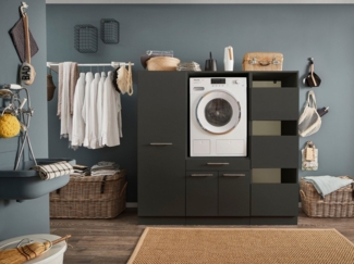 Laundreezy Mehrzweckschrank-Set LAUNDREEZY LDSK8, Breite 167,5 cm