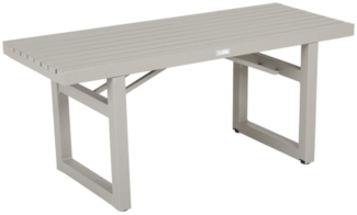 Gartenbank Vevi aus Aluminium 105 cm, Beige