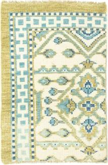 Designer Teppich - 92 x 59 cm - beige