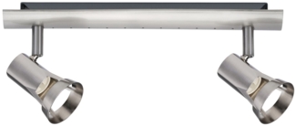 Paulmann No. 66699 Strahler Teja 2-flammig Nickel satiniert ohne Leuchtmittel, max. 10W GU10