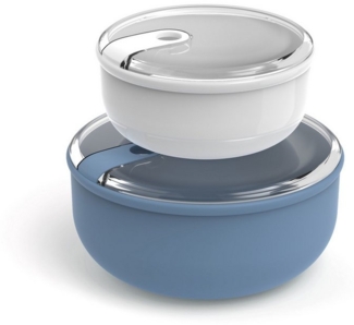 ROTHO Aufbewahrungssystem 2er-Set Lunchboxenset ELA, Lebensmittelechter Kunststoff, (2er-Set, Lunchboxenset), auslaufsicher und luftdicht