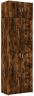 vidaXL Hochschrank Räuchereiche 70x42,5x225 cm Holzwerkstoff 3281333