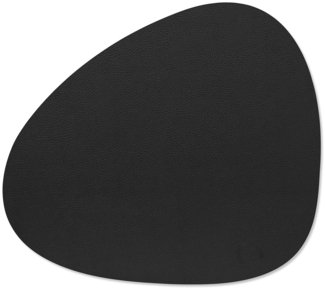 LIND DNA Table Mat Curve L 37x44 cm Serene Black