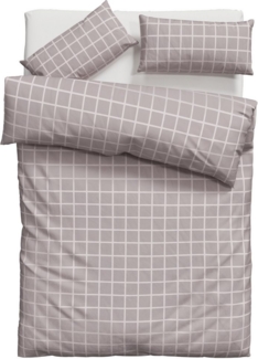 OTTO home Bettwäsche Eemil, Renforcé, 2 teilig, karierte Bettwäsche, 100% Baumwolle, ab Gr. 135x200 cm