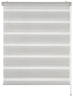 Doppelrollo Tilda hellbeige struktur 75x150 cm