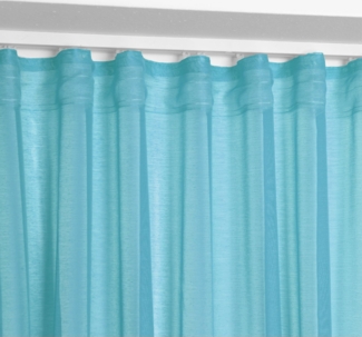 Beautex Gardine Transparente Gardine Dolly, wählbar mit Kräusel- und Ösen- Aufhängung (2 St), Kräuselband, transparent