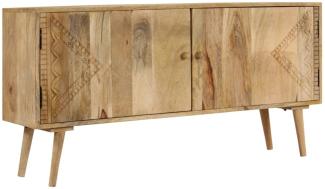 vidaXL Sideboard Mango Massivholz 110x30x60 cm 246145