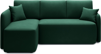 Eltap Hadson Ecksofa (Lukso 35) Seite links, Grün, 150 x 89 x 206 cm