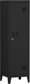 Einzelspind Kurikka 137x38x38 cm Schwarz [en. casa]