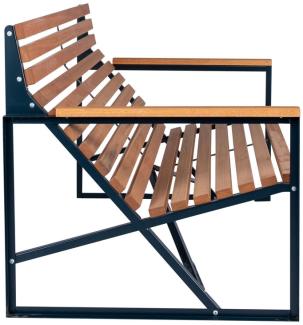 Patio Bench - Outdoor Grau-Blau