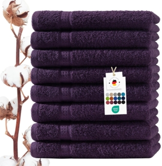 Carpe Sonno Handtuch Set 50x100 cm 100% Baumwolle Handtücher Set 500 g/m2 Frottier Handtuchset, Frottier (Spar-Set, 8-St), Extra Soft & Weich, Saugfähig, Schwer, Atmungsaktiv, schnell trocknend