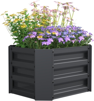 VCM Blumentöpfe Galdo 921099 Schwarz H. 30 x B. 50 x. T. 40 cm