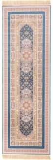 Morgenland Orientteppich - Akghar - läufer - 200x100 - Dunkelblau