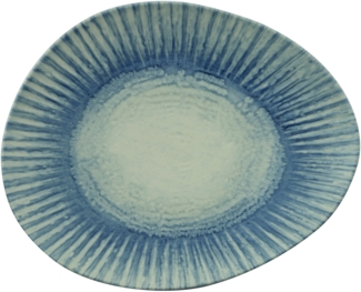 Arthur Krupp Teller flach 31x26 cm Sunlight Blue