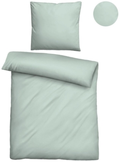 biberna Tencel Bettwäsche 0470500 UNI, salbei, 1x 135x200 cm + 1x 80x80 cm