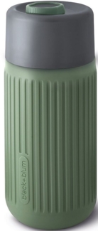 Black+Blum Coffee to go Becher Glas: Thermo-Kaffeebecher olive