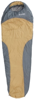 Lumaland Mumienschlafsack Where Tomorrow Camping Schlafsack mit Tasche, wasserabweisend Wärmekragen atmungsaktiv 230x80x55