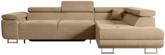 ALTDECOR Ecksofa GUSA-L, Couch mit Schlaffunktion, Wohnzimmer - Wohnlandschaft, Corner Sofa Bett Eckcouch Couch L-Form Schlafcouch Ausziehbar