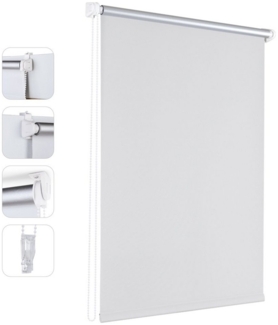 Rollo Verdunkelungsrollo Rollos für Fenster ohne Bohren Seitenzugrollo, Sekey, verspannt, Klemmfix, Sonnenschutz Sichtschutz Thermo Rollo für Wohnzimmer, Schlafzimmer