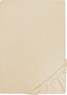 Castell Jersey-Stretch-Spannbetttuch, Kitt, 1x 180x200 cm - 200x200 cm, 180x200 cm