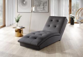 Wohnideebilder Doro Grau Chaiselongue CH-DOR-04PO