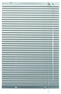 GARDINIA Alu-Jalousie, Sicht, 25 mm, Silber, 130x100 cm