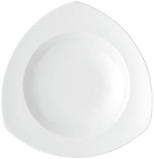 Thomas Vario Pure Suppenteller, Teller, Eckig, Porzellan, Weiß, Spülmaschinenfest, 23 cm, 16123