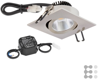 EVN P-LED Deckeneinbauleuchte 3000K 230V quad. eds PC24N61302